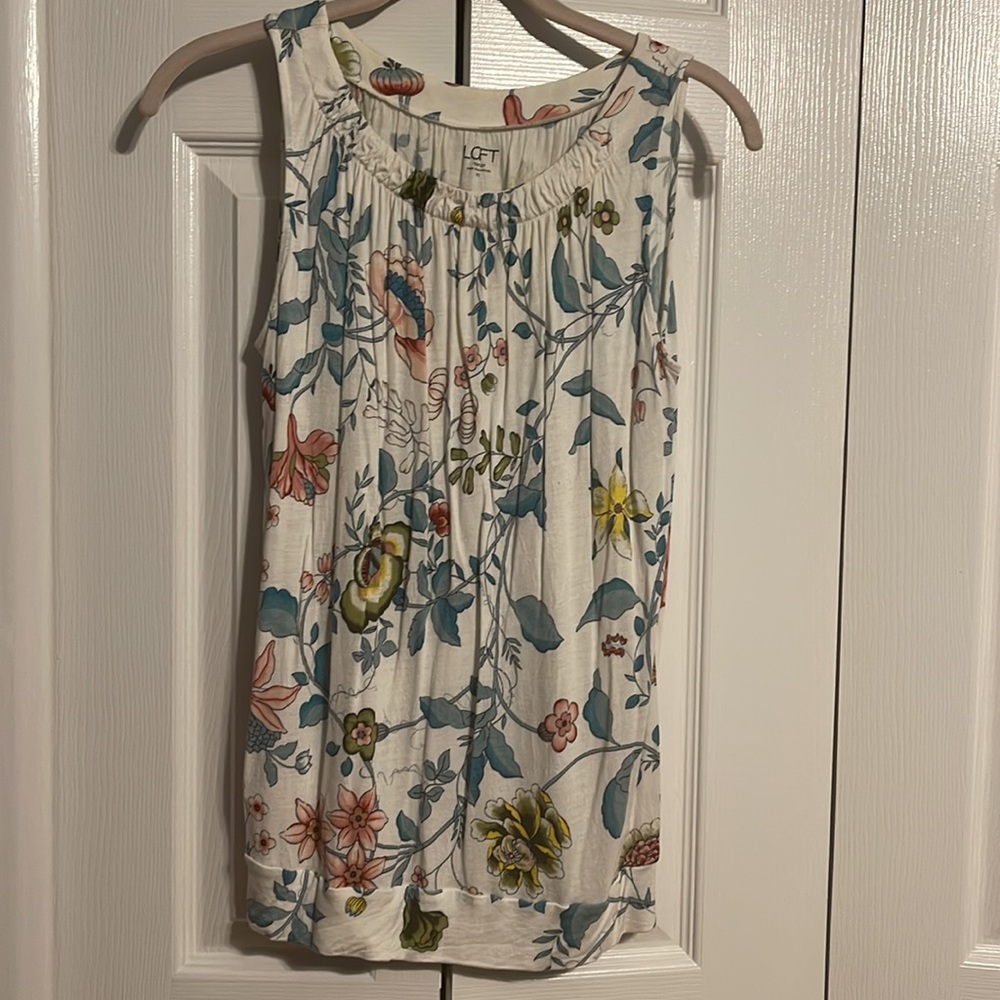 NWOT Loft Outlet sleeveless shirt size XS - Picture 4 of 7